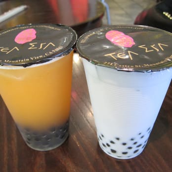 Tea Era - Grapefruit green tea with pearls and taro milk tea with pearls - Coffee & Tea Near Me - Mountain View, California Tea Era - Grapefruit green tea with pearls and taro milk tea with pearls - Coffee & Tea Near Me - Mountain View, California