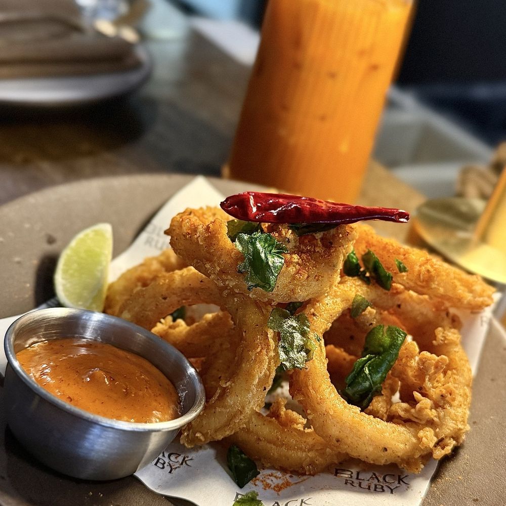 Black Ruby - Thai Spicy Calamari - Asian Fusion Near Me - Cambridge, Massachusetts