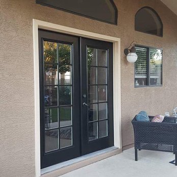 Phoenix House Painting - Loved how PHP took our French doors from white to black - Painters Near Me - Phoenix, Arizona Phoenix House Painting - Loved how PHP took our French doors from white to black - Painters Near Me - Phoenix, Arizona