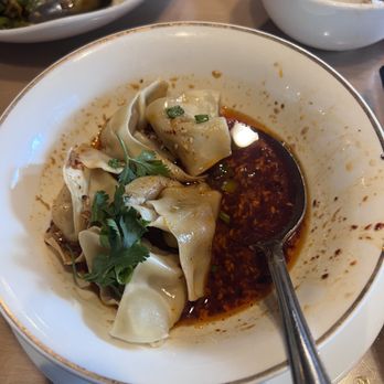 China Pepper - Wantons 13. Vegetable & Pork Wonton in Spicy Sauce - Szechuan Near Me - Rancho Cucamonga, California China Pepper - Wantons 13. Vegetable & Pork Wonton in Spicy Sauce - Szechuan Near Me - Rancho Cucamonga, California