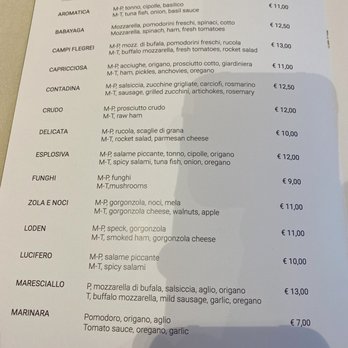 Antico Pozzo - Pizza menu 2 - Italian Near Me - Bellagio, AG