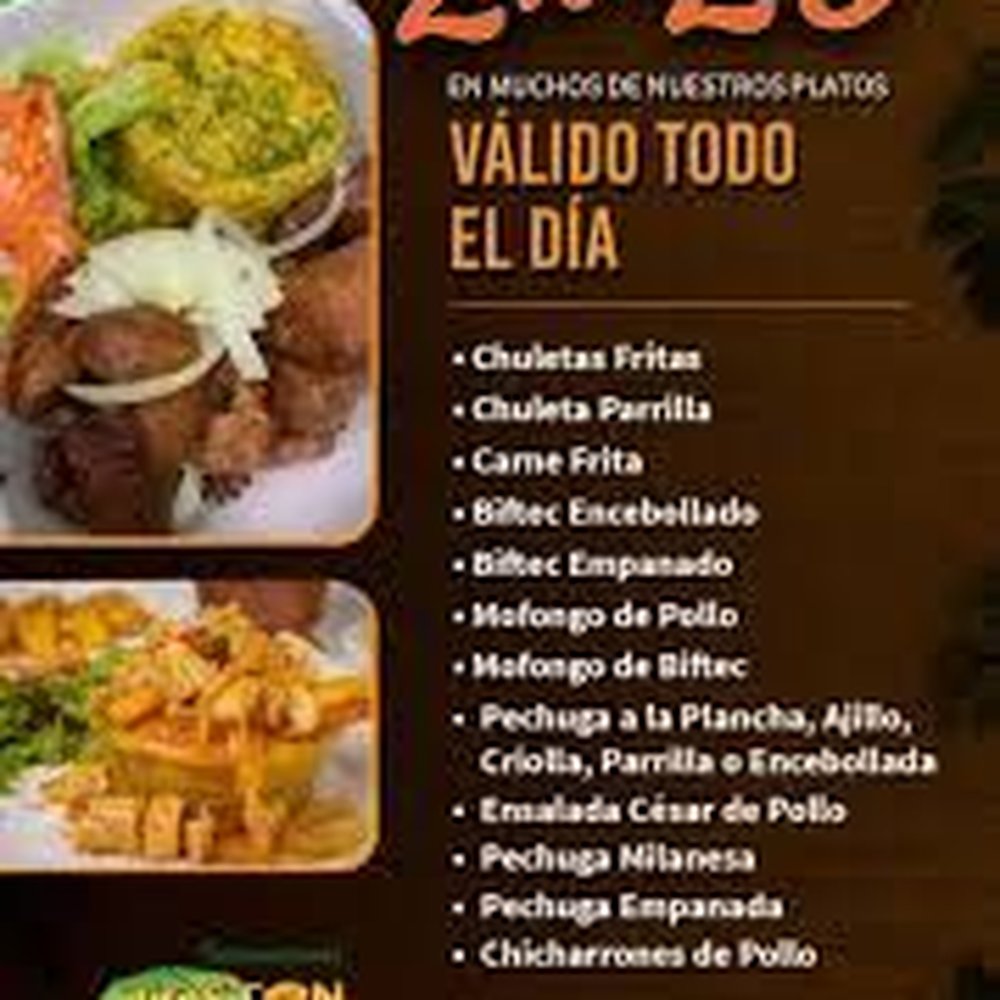The menu special 2x$20 The menu special 2x$20