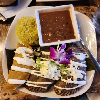 Herencia - The poblano filling, squash flower, chorizo...so delicious and beautiful! - Mexican Near Me - Albuquerque, New Mexico Herencia - The poblano filling, squash flower, chorizo...so delicious and beautiful! - Mexican Near Me - Albuquerque, New Mexico