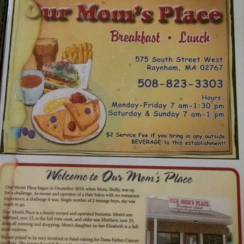 Our Mom's Place - Breakfast & Brunch Near Me - Raynham, Massachusetts