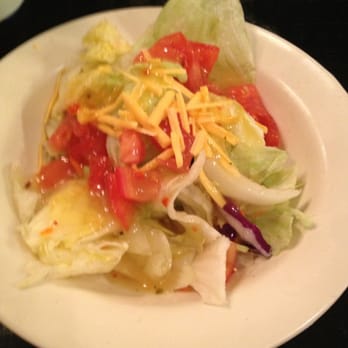 Erwin's - Side salad.. Dressing came in a cup haha - Seafood Near Me - Covington, Tennessee