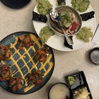 Robata Wasa - The fishnet sushi roll - Sushi Bars Near Me - Irvine, California Robata Wasa - The fishnet sushi roll - Sushi Bars Near Me - Irvine, California
