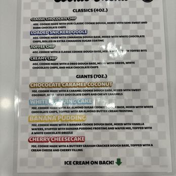 Thick Cookie Co - Menu - Desserts Near Me - Fort Walton Beach, Florida Thick Cookie Co - Menu - Desserts Near Me - Fort Walton Beach, Florida