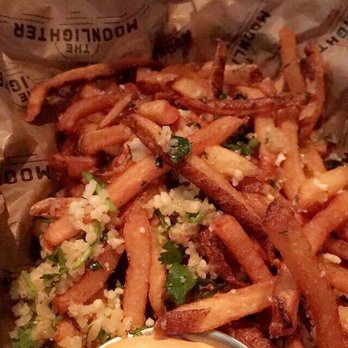 The Moonlighter - Garlic cilantro fries - Burgers Near Me - Chicago, Illinois The Moonlighter - Garlic cilantro fries - Burgers Near Me - Chicago, Illinois