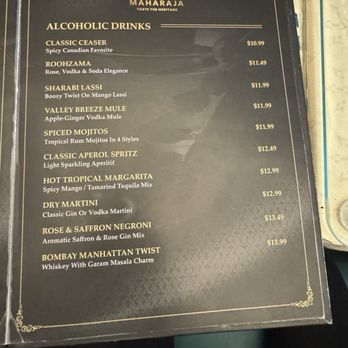 Maharaja Taste The Heritage - Indian Near Me - Northeast, Alberta
