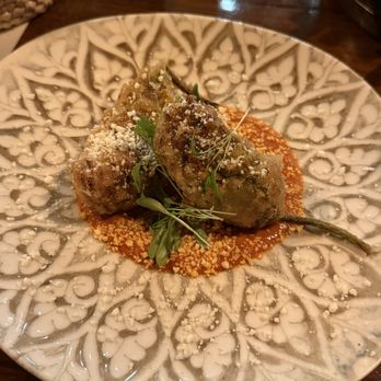 Quiote Tequilaria - Crab Stuffed Squash Blossom - New Mexican Cuisine Near Me - Tampa, Florida