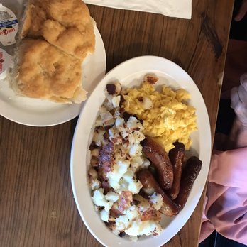 Harlow's Cafe - Sausage and eggs with hash browns and buscuits. They have big portions. - Burgers Near Me - Tempe, Arizona Harlow's Cafe - Sausage and eggs with hash browns and buscuits. They have big portions. - Burgers Near Me - Tempe, Arizona