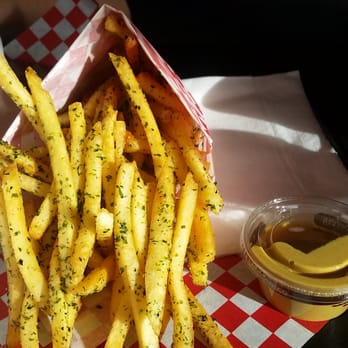 Katsu Burger - Nori fries with curry sauce - Burgers Near Me - Seattle, Washington Katsu Burger - Nori fries with curry sauce - Burgers Near Me - Seattle, Washington