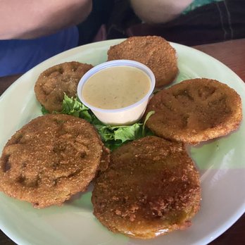 Swamp House Riverfront Grill - Classic Fried Green Tomatoes - Seafood Near Me - Debary, Florida Swamp House Riverfront Grill - Classic Fried Green Tomatoes - Seafood Near Me - Debary, Florida