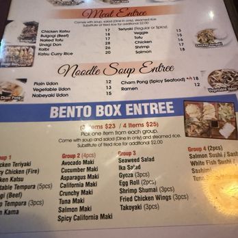 Yanagi Sushi - Menu - Japanese Near Me - Gilbert, Arizona