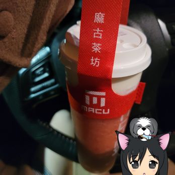 Macu Tea - UW - Strawberry cheese foam. Love, @eatoutthao - Bubble Tea Near Me - Seattle, Washington