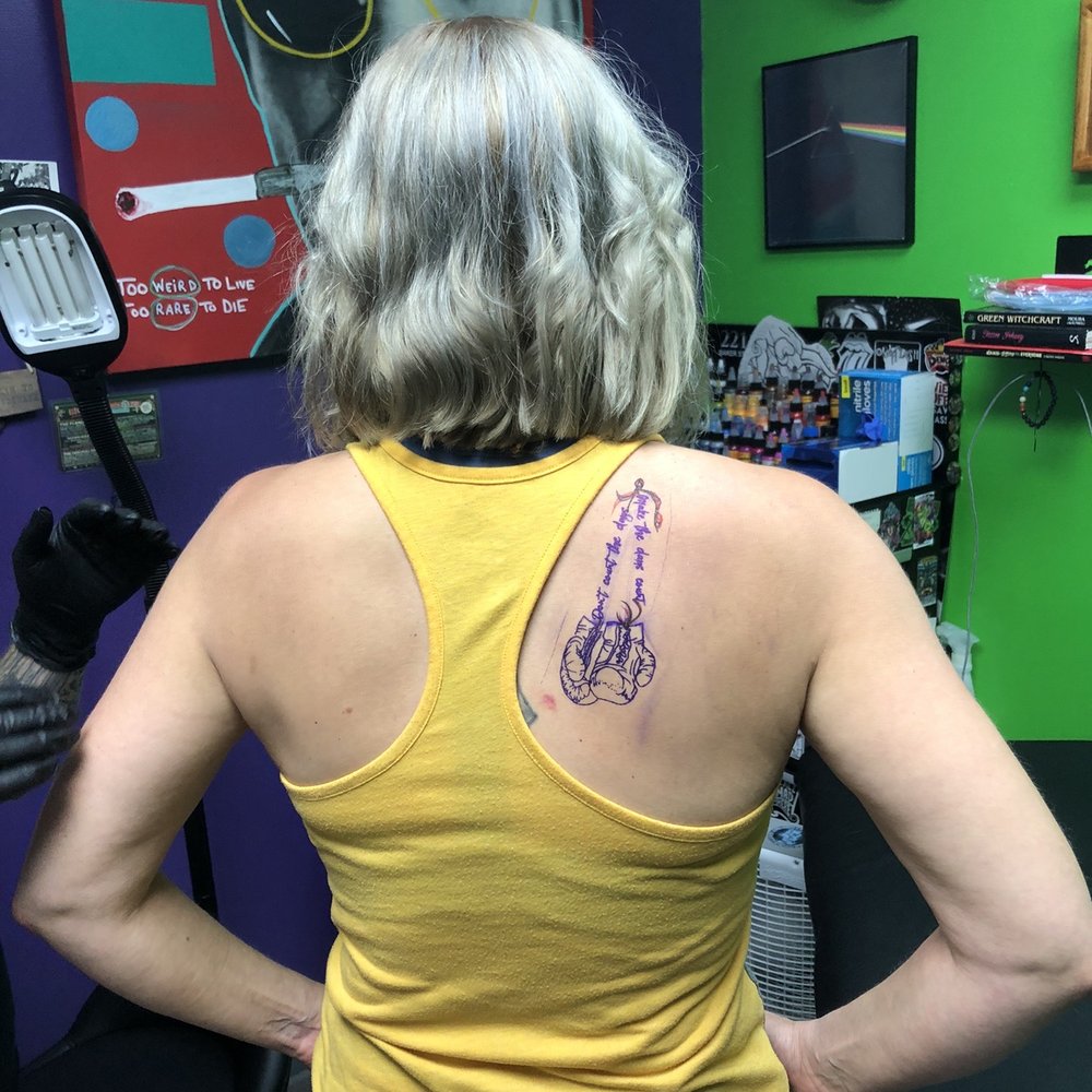 Graveside Tattoo - Outline - Tattoo Near Me - Jeannette, Pennsylvania Graveside Tattoo - Outline - Tattoo Near Me - Jeannette, Pennsylvania