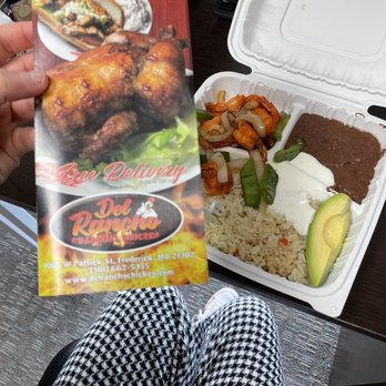 Del Rancho Chicken - Garlic shrimp! - Peruvian Near Me - Frederick, Maryland Del Rancho Chicken - Garlic shrimp! - Peruvian Near Me - Frederick, Maryland
