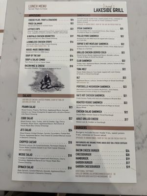 Menu photo 6 Jimmys Lakeside Grill Windsor, CA