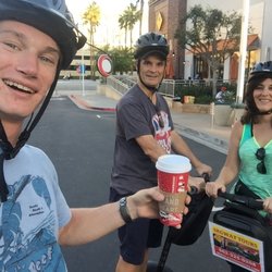 Nation Tours - Long Beach Segway Tours - Downtown Long Beach stopped for a Starbucks