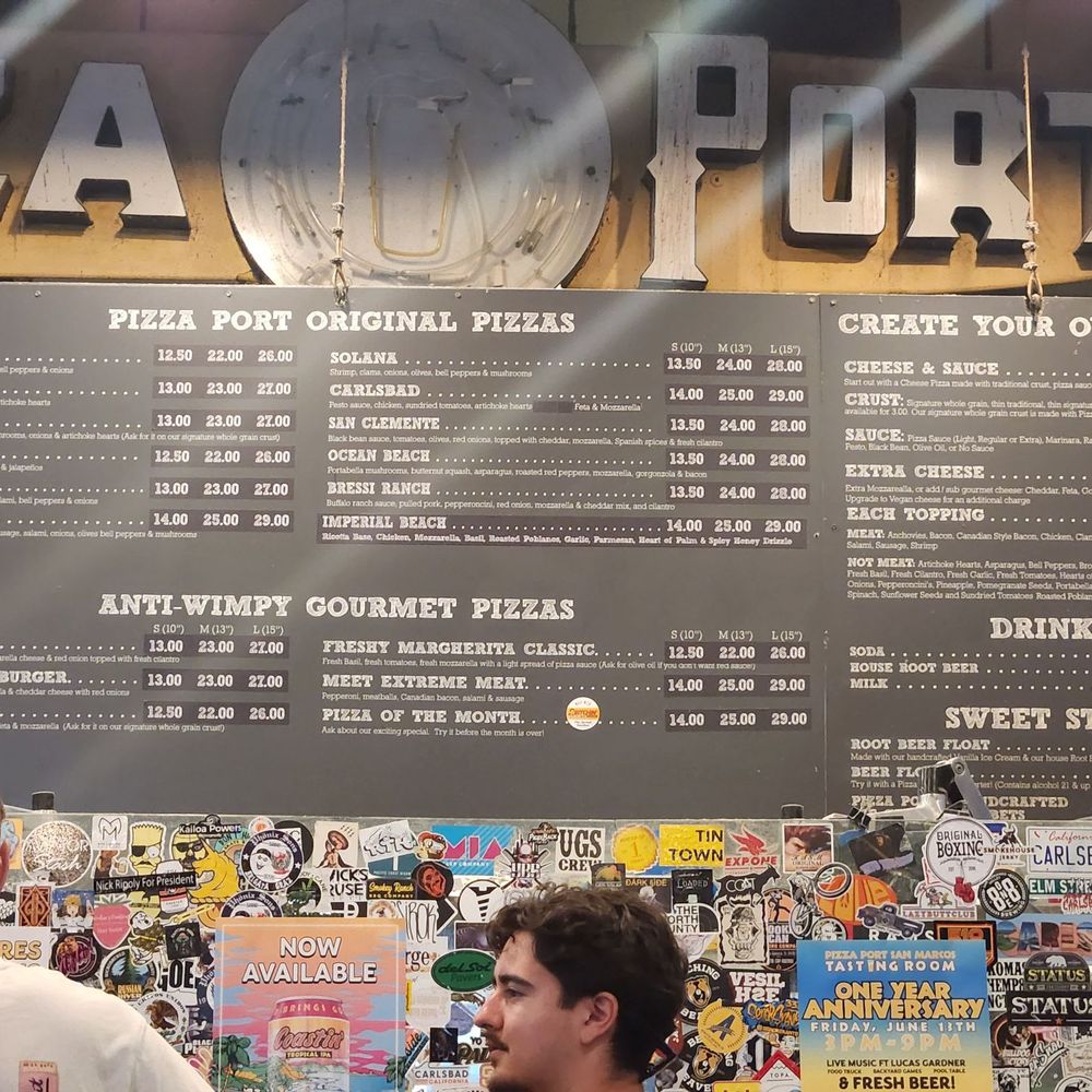 Pizza Port - Menu - Pizza Near Me - Carlsbad, California