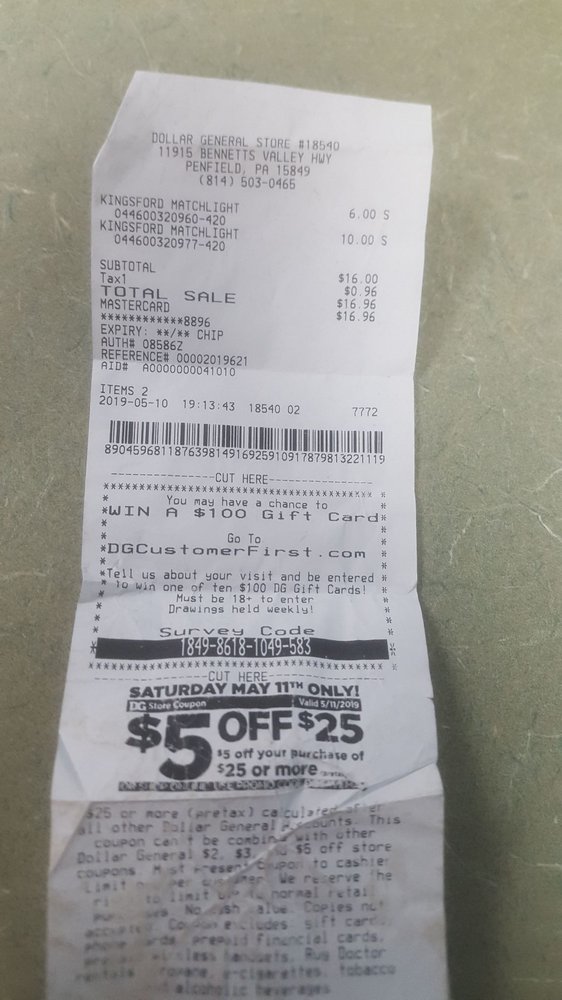 DOLLAR GENERAL Updated October 2024 11915 Valley Hwy