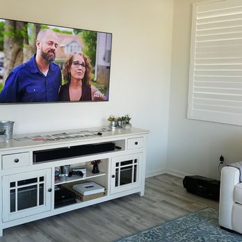 99 TV Install - 65" samsung - Home Theatre Installation Near Me - Upland, California