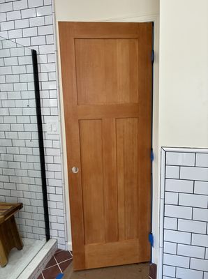 Painting of wooden doors - This project involved painting high-quality wooden doors with a sophisticated and intricate finish. The process required special preparation to ensure the doors’ natural beauty and grain were maintained while applying a durable, high-end paint. Each door was meticulously sanded, primed, and painted using a multi-step process to achieve a flawless, smooth finish. The final result is a refined look that enhances the elegance of the doors and adds a touch of luxury to the interior space. Painting of wooden doors - This project involved painting high-quality wooden doors with a sophisticated and intricate finish. The process required special preparation to ensure the doors’ natural beauty and grain were maintained while applying a durable, high-end paint. Each door was meticulously sanded, primed, and painted using a multi-step process to achieve a flawless, smooth finish. The final result is a refined look that enhances the elegance of the doors and adds a touch of luxury to the interior space.