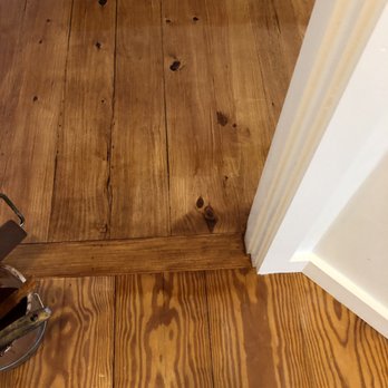 Able Wood Floors - a wood floor that has been stripped - Flooring Near Me - Cranston, Rhode Island