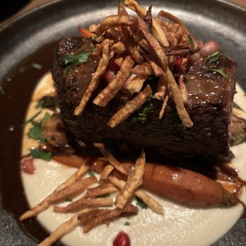 Root Down - Bison short rib - New American Near Me - Denver, Colorado Root Down - Bison short rib - New American Near Me - Denver, Colorado