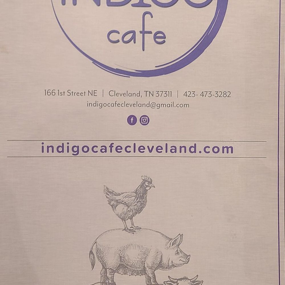 Indigo Cafe - General Menu - Bars Near Me - Cleveland, Tennessee