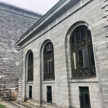 Wachusett Reservoir Dam - Drop dead gorgeous building at the foot of the dam. - Hiking Near Me - Clinton, Massachusetts