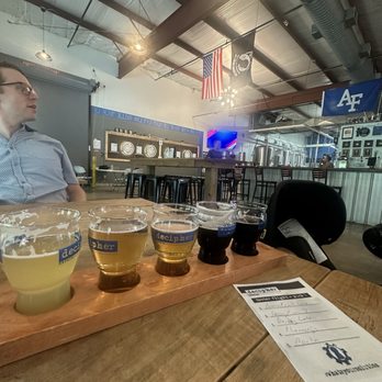 Decipher Brewing - Beer flight - Breweries Near Me - Charlottesville, Virginia