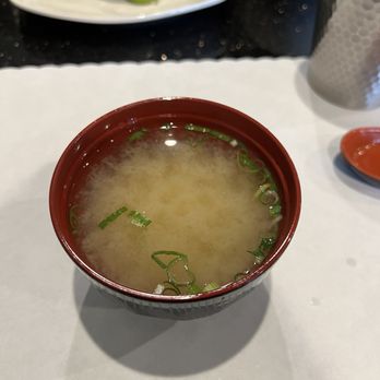 Kai Sushi - Complimentary miso soup for the rainy day - Japanese Near Me - Orange, California