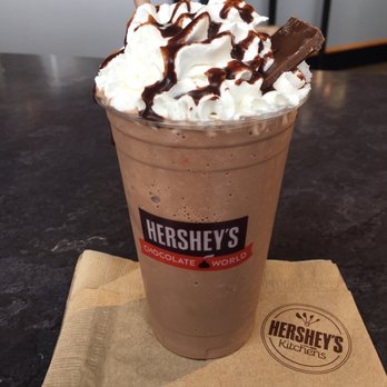 Hershey's Chocolate World - Hershey's Chocolate Milkshake. It was $7 - Kids Activities Near Me - Hershey, Pennsylvania Hershey's Chocolate World - Hershey's Chocolate Milkshake. It was $7 - Kids Activities Near Me - Hershey, Pennsylvania