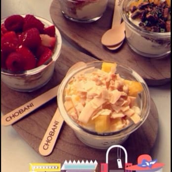 Chobani - Make sure you remember to ask to take home the glass bowls! - Coffee & Tea Near Me - New York, New York Chobani - Make sure you remember to ask to take home the glass bowls! - Coffee & Tea Near Me - New York, New York