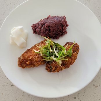 CM Chicken - Assembled with purple/black rice. Tasty with rice! - Chicken Shop Near Me - La Habra, California CM Chicken - Assembled with purple/black rice. Tasty with rice! - Chicken Shop Near Me - La Habra, California