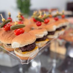 Seer Catering - Angus beef sliders