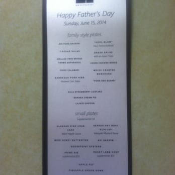 MW Restaurant - Happy Father's Day - New American Near Me - Honolulu, Hawaii