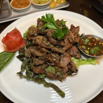 Udom Thai - Grilled B.B.Q. Pork Moo-Yang - Thai Near Me - Brooklyn, New York Udom Thai - Grilled B.B.Q. Pork Moo-Yang - Thai Near Me - Brooklyn, New York