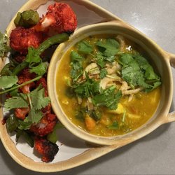 EZ Compliments Indian Cooking Class - Gobi 65 and lentil dumpling soup