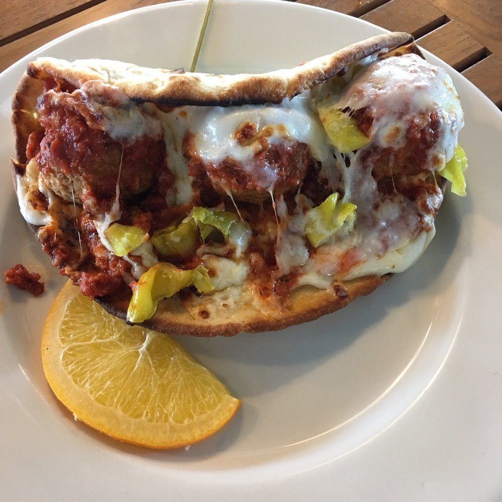 Cafe 180 - Meatball sandwich on pita! - Sandwiches Near Me - Englewood, Colorado