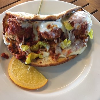 Cafe 180 - Meatball sandwich on pita! - Sandwiches Near Me - Englewood, Colorado
