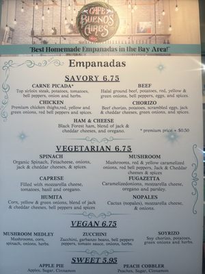 Menu photo 1 Cafe Buenos Aires San Francisco, CA