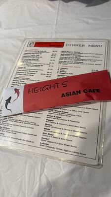 Menu photo 1 Heights Asian Cafe Houston, TX Menu photo 1 Heights Asian Cafe Houston, TX