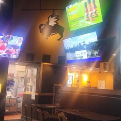 Buffalo Wild Wings - Inside.. plenty of room, plenty of tvs, and clean inside