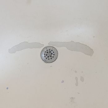 Simply Reglaze - Pics of the peeling enamel in the bathtub before Simply Reglaze worked their magic - Refinishing Services Near Me - Anaheim, California Simply Reglaze - Pics of the peeling enamel in the bathtub before Simply Reglaze worked their magic - Refinishing Services Near Me - Anaheim, California