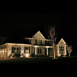 Lumination Lighting Of New England - A beautifully lit home in the suburbs of RI. This home now has an elegant touch of light to help it stand out at night.