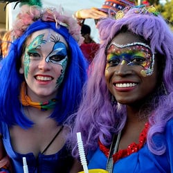 Voodoo Experience - Friends all decked out at Voodoo Fest :)