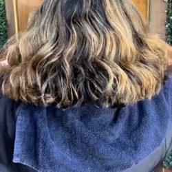 202 Beauty Lounge - My hair before purple