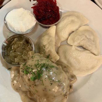 Veselka - Meat plate-- great sampler option with a lot of food! - Ukrainian Near Me - New York, New York Veselka - Meat plate-- great sampler option with a lot of food! - Ukrainian Near Me - New York, New York